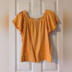 LOFT Women's Yellow Blouse